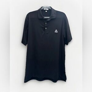 Peter Millar Polo Shirt Men’s Summer Comfort Sz M Black Short Sleeve Golf Casual